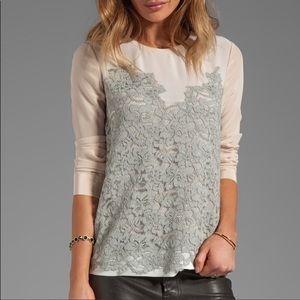 Diane von Furstenberg dvf Branwen silk blouse top